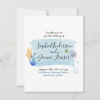 Mamma Mia Wedding concept Kaart