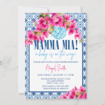 Mamma Mia Ze krijgt een baby Baby Shower