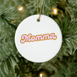 Mamma | Roze Lieve Moeder Keramisch Ornament