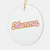 mamma | Roze Schattigee mama Keramisch Ornament (Links)