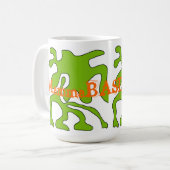MammaBASIL Design Mok! Koffiemok (Voorkant links)