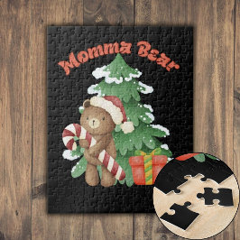 Mammabeer Kerstmis Legpuzzel