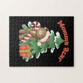 Mammabeer Kerstmis Legpuzzel (Horizontaal)