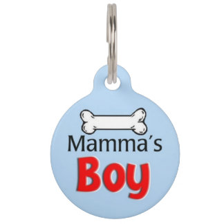 Mamma's Boy Pet ID Tag Huisdierpenning