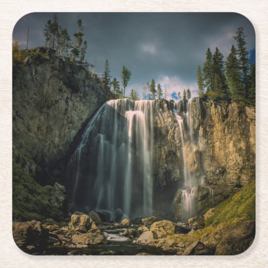 Mammatocumulus wolken bij zonsondergang kartonnen onderzetters (Voorkant)