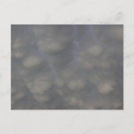 Mammatus wolken ansichtkaart briefkaart