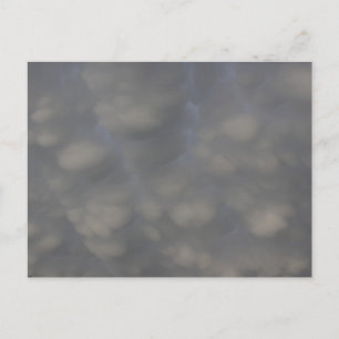 Mammatus wolken ansichtkaart briefkaart