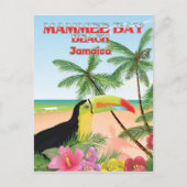 Mammee Bay Beach Jamaica-reisposter Briefkaart (Voorkant)
