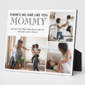 Mammie 3 Foto Collage Childrens Names Plaque Fotoplaat (Zijkant)