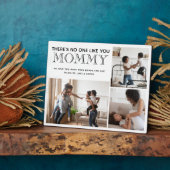 Mammie 3 Foto Collage Childrens Names Plaque Fotoplaat (Zijkant)