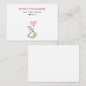 Mammie-advieskaarten Advieskaart (Voorkant / Achterkant)