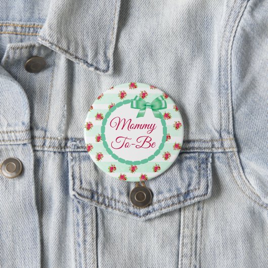 Mammie als Floral Chic Rozen Button (In situ)