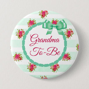 Mammie als Floral Chic Rozen Button