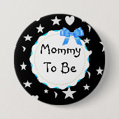 Mammie als sterren, moon en Button van het hart (Voorkant)