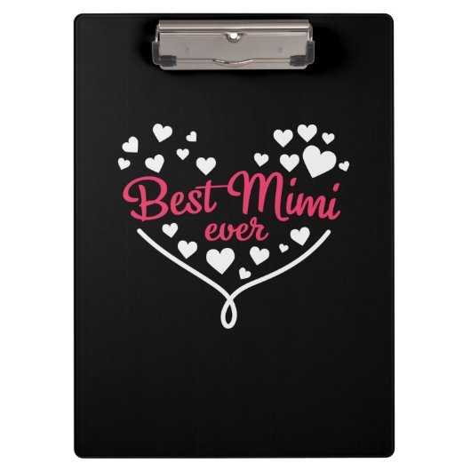 Mammie Art Best Mimi Ever Klembord (Voorkant)