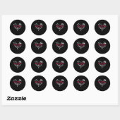 Mammie Art Best Mimi Ever Ronde Sticker (Vel)