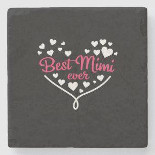 Mammie Art Best Mimi Ever Stenen Onderzetter