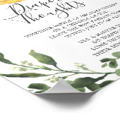 mammie Baby Baby shower luidere gedachten Poster (Hoek)