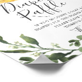 mammie Baby Baby shower luier Raffle Sign Poster (Hoek)