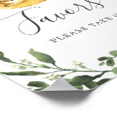 mammie Baby Slote Baby shower Favors Sign. Poster (Hoek)