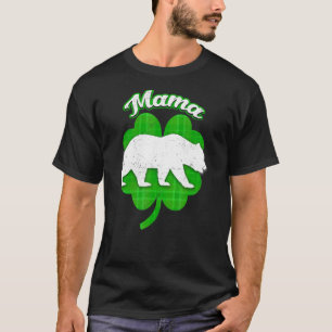Mammie Beer Clover Irish Lucky Funny Matching St P T-shirt