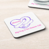 Mammie Big Hug is de beste cadeau op een Bier Onderzetter (Linkerzijde)