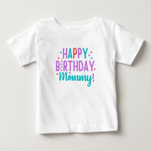 Mammie Birthday T-Shirt (Voorkant)