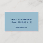 Mammie Calling Card Contactkaartje (Achterkant)
