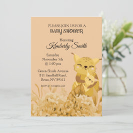 Mammie Cat Love Baby shower Kaart