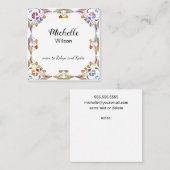 Mammie Contactdatum afspeeldatum Aangepast stijlvo Contactkaartje (Voorkant / Achterkant)