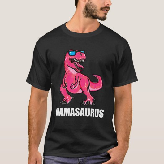 mammie Dinosaur Mamasaurus moeder vrouwen T-shirt (Voorkant)