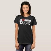Mammie Ducks Duck mama Ducklings Duckling T-shirt (Voorkant volledig)