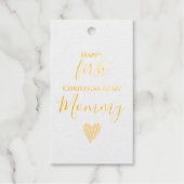 Mammie eerste kerst cadeaulabels (Voorkant)