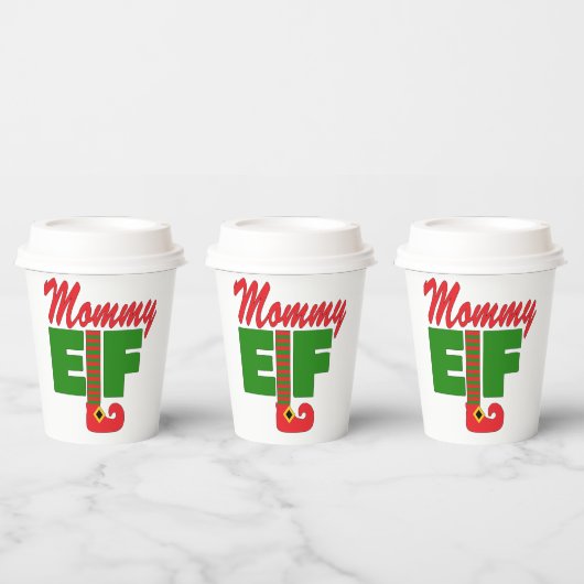 mammie Elf Papieren Bekers (Multi)