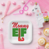 mammie Elf Papieren Bordje (Feest)