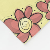 Mammie en Baby kippen Fleece Deken (Hoek)