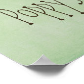 Mammie en Baby Owl Nursery Kinder Room Wall Poster (Hoek)