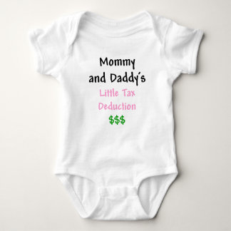 Mammie en dadys Little Tax Deduction Roze Romper