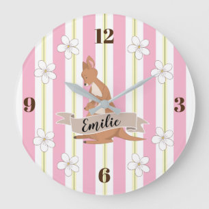 Mammie en ik Kangaroo met strepen Grote Klok