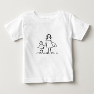 Mammie en mij T-Shirt (Tekening zonder titel)