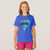 mammie en mini Mermaid Matching Parent & Kind Girl T-shirt (Voorkant volledig)