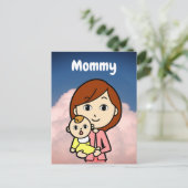 Mammie-flash-kaart Briefkaart (Staand voorkant)