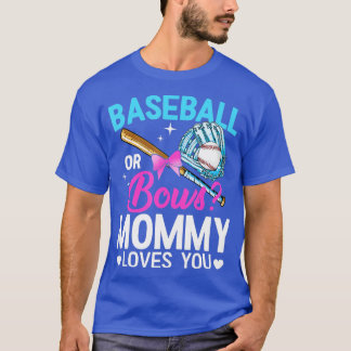 Mammie houdt van honkbal of bogen... t-shirt