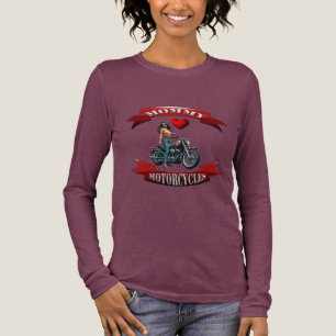 Mammie houdt van motorfietsen Tri-Blend shirt