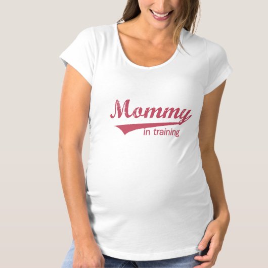 Mammie in training t-shirt (Voorkant)
