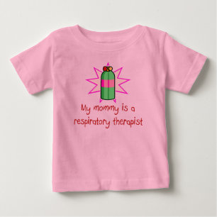 Mammie is een ademhalingstherapie-Baby T-shirt