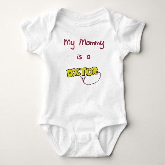 Mammie is een dokter Baby T-Shirt (Voorkant)