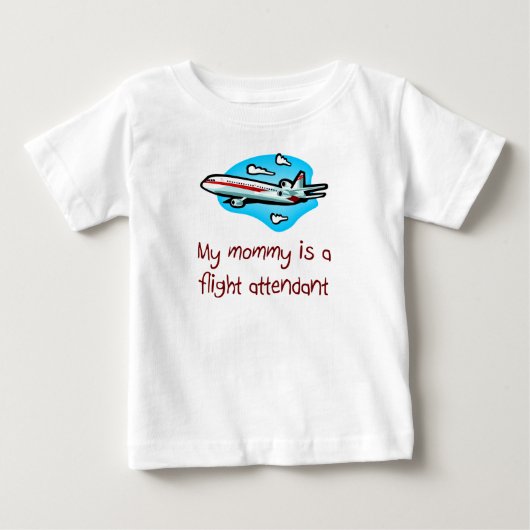 Mammie is een Vluchtaangericht baby t-shirt (Voorkant)