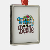 Mammie is mijn das metalen ornament (Rechts)