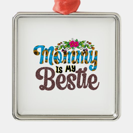 Mammie is mijn das metalen ornament (Voorkant)